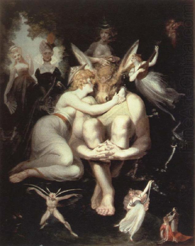 Henry Fuseli titania awakes,surrounded by attendant fairies china oil painting image